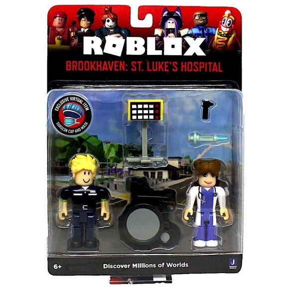 Roblox Action Collection Brookhaven St. Luke's Hospital Figures w/ Virtual item - Picture 1 of 1